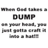 When God Takes a Dump On Your Head, You Just Gotta Craft It Into a Hat!